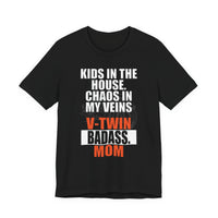 Load image into Gallery viewer, V-Twin Badass Mom Biker T-Shirt