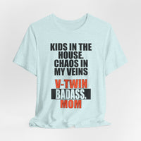 Load image into Gallery viewer, V-Twin Badass Mom Biker T-Shirt