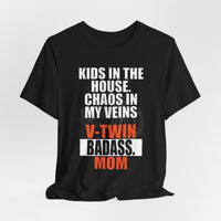 Load image into Gallery viewer, V-Twin Badass Mom Biker T-Shirt