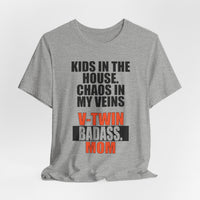 Load image into Gallery viewer, V-Twin Badass Mom Biker T-Shirt
