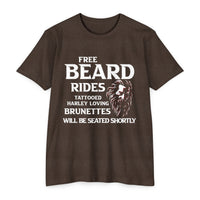 Load image into Gallery viewer, Free Beard Rides Biker T-Shirt